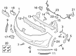 Reinforcement Bumper Guide Marker - Left, Front