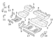Seat Cover Cushion - Right, Rear