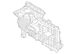 Housing Air Conditioning (A/C) Evaporator Core and Case