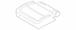Seat Cushion Foam Pad - Right, Rear