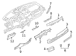 Panel Trim <br>Instrument Cover Instrument P Extension Opening finish Sandstone - Front, Lower, Outer