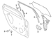 Window Channel Track - Left, Rear