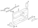 Door Interior Trim Panel - Left, Front (XLT)