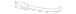Bumper Molding Seal - Right, Front