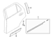 Door Molding Finish Panel - Right, Lower (DX)