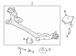 Suspension Subframe Cross Member - Rear