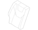 Seat Back Cushion Cover - Right, Rear