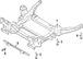 Suspension Subframe Crossmember (Platinum)