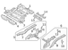 Floor Pan Crossmember - Rear, Center