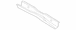 Floor Pan Crossmember - Rear, Center (Convertible, Coupe)