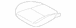 Seat Cover Cushion - Front, Passenger