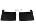 Super Duty 2023-2024 Black Molded Rear (DRW) Pair with Ford Oval Splash Guards without Wheel Lip Molding Only