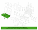 Seat Cover Cushion <br>A that replaces the original equipment back and bottom Covers of a