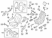 Seat Armrest CAPTAINS CHAIRS Onyx - Left, Rear