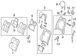 Panel <br>Seat Back cover Frame support Pad Seat Shield 30 way