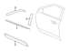 Exterior Door molding - Left, Lower