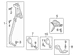 Seat Belt Receptacle - Rear, Center