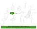 Seat Cushion Foam Pad - Rear