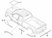 Quarter Panel Decal Stripe Graphics - Left