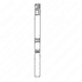 Stainless Steel Top Ring Compressor, 3.0mm, S60 14L