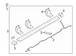 Running Board End Cap Cover - Left, Front