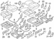 Seat Cushion Pad - Rear