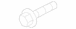 Air Conditioning (A/C) Condenser Mount Bolt Engine Cover Stud - M6 x 20