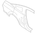 Quarter Panel Body Side - Left, Rear, Outer (Coupe)