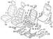 Seat Cushion Pad - Left, Rear