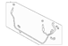 Automatic Transmission Oil Cooler Hose Tube - 2.7L (AT)