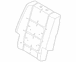Seat Back Cushion Pad - Right, Rear