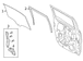 Liftgate Window Regulator Sliding - Right, Rear