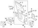 Door Interior Trim Panel - Left, Rear (XL)