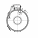 3/8 - 24 JIC Connector for ATD S60 14L EPA07