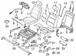 Seat Back Cushion Cover - Left, Front