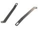 Molded Carbon Black Splash Guards, Rear Pair For F-150 Lightning
