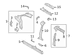 Roof Side Rail Airbag Seat Sensing Bracket - Right, Inner
