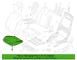 Seat Cover Cushion - Right, Front (SE)