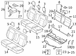 Seat Back Recliner Adjustment Handle Latch - Rear