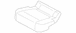 Seat Cover Cushion - Right, Rear (Limited)
