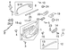 Door Trim Molding Panel Applique - Left, Front