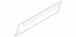 Door Molding Finish Panel - Right, Lower (DX)