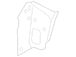 Quarter Panel Extension Wheelhouse Reinforcement - Left, Inner (Hybrid, Plug In Hybrid)