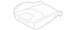 Seat Cover Ceramic Cushion CUS <br>A that replaces the original equipment back and bottom