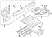 Floor Pan Reinforcement Crossmember - Front, Center