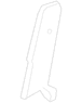 Seat Frame Trim Panel Cover - Left