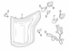 Tail Light Lamp - Left, Rear