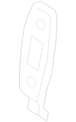 A component to which the Grille Emblem or related is mounted Cover