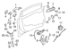 Exterior Door Handle Base Reinforcement - Left, Front