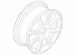 Wheel Rim - 16 X 6.5 6.5X16 8 Spoke -Silver